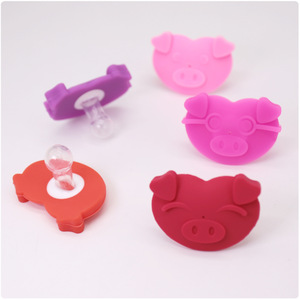 Sucette pour bébé en silicone amusante de nouvelle conception, lèvres rouges, dents, barbe, sucette pour bébé pour fête - Product Image 4