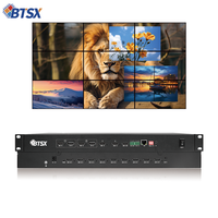 4 in 9 Out 3x3 Video Splicer FPGA Hardware Zero Latency Support Window 90/180/270 Rot IR RS232 LAN Control for Monitoring Room