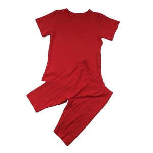 Qingli ensemble de shorts de motard deux pièces personnalisés pour enfants tout-petits garçons <span class=keywords><strong>short</strong></span> de planche de couleur unie tricoté Boutique vêtements pour l'été - Product Image 5