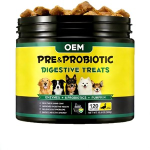 Tabletas Masticables Probióticas para Perros OEM ODM, Alto Contenido Proteico, Apoyo Inmunológico, Salud Intestinal, Apoyo Digestivo, Salud de la Piel y el Pelaje, Suplemento para Mascotas - Product Image 1