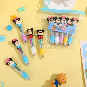 Set di 5 Penne <span class=keywords><strong>a</strong></span> <span class=keywords><strong>Sfera</strong></span> Colorate Mini Stitch, Blu/Viola/<span class=keywords><strong>Rosa</strong></span>/Giallo, Cancelleria per Studenti, Regali e Premi - Product Image 3