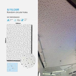 Giá Tốt Nhất Tùy Chỉnh Đục Acoustic Gyproc Thạch Cao Tấm Thạch Cao Trần Nhà Máy Cho Phòng Họp Văn Phòng Hàng Đầu Thế Giới Cung Cấp - Product Image 3