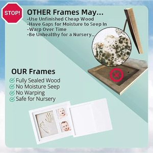 Impresora manual de arcilla para bebés, Kit de <span class=keywords><strong>huella</strong></span> de bebé con memoria para recién nacidos, venta al por mayor - Product Image 3