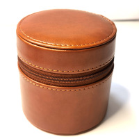 Boîte à montres en cuir Anti Drop Travel Storage Box Fashion Luxury Green Blue Black Single Watch Gift Box avec oreiller