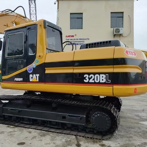Excavadora de cadenas CAT320BL usada original de Japón, máquina excavadora con cucharón de 1.1m y peso operativo de 20 toneladas, en stock. - Product Image 2