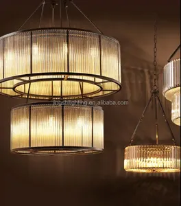 Hot Sale Manufacturer Luxury Hotel Crystal Lamp Modern Pendant Restaurant Decorative Chandelier