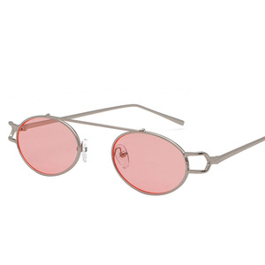 Maidis Round Metal Sunglasses UV400 Unisex Fashionable Small Frame Sun Glasses - Product Image 3