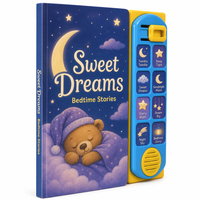 Module de son éducatif personnalisable Chip Board Book Cadeaux de nouveauté fournis en usine Caractéristiques pour enfants d'âge préscolaire