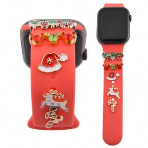 Abalorio de Metal para Reloj de Aleación, Accesorio de Banda de Silicona, <span class=keywords><strong>Bad</strong></span> <span class=keywords><strong>Bunny</strong></span>, <span class=keywords><strong>Karol</strong></span> <span class=keywords><strong>G</strong></span>, iWatch Stud, Regalo de Cumpleaños, Novedad - Product Image 4