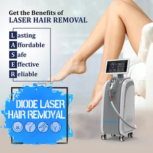 KES New 808nm Diode Laser Painless Hair Removal Machine Soprano Titanium Hair Removal Machine
