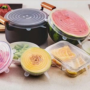 Échantillon GRATUIT Sans BPA Sans plastique Sans odeur Flexible en silicone LFGB Compatible micro-ondes et réfrigérateur Pliable Facile à nettoyer Rangement - Product Image 2