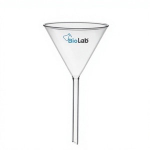 Entonnoir de laboratoire en verre borosilicaté 3.3 pour filtration chimique et transfert - Product Image 1