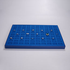 Fanxi Super PU หนังไมโครไฟเบอร์เครื่องประดับแสดงถาดร้อยแสดงแหวน - Product Image 2