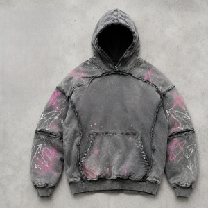 mens <b>hoodie</b> <b>fleece</b> <b>hoodie</b> <b>oversized</b> <b>hoodie</b> wholesale <b>hoodie</b> for US boutique retailers with private label - Product Image 2