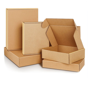 Tùy chỉnh <span class=keywords><strong>kraft</strong></span> giấy sóng vận chuyển hộp với logo tùy chọn cho mail bao bì - Product Image 1