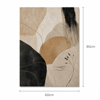 Peinture à l'huile abstraite Wabi Sabi peinte à la main sur toile premium 60x80cm pour la décoration murale de la chambre