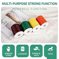 Cordon tressé ciré en polyester de 2 mm pour macramé, bijoux et décoration – Vente en gros