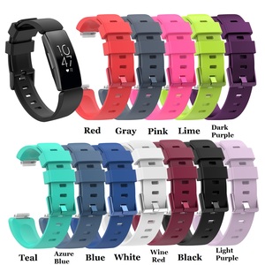 Correa de reloj de silicona suave de liberación rápida de repuesto para <span class=keywords><strong>Fitbit</strong></span> <span class=keywords><strong>inspire</strong></span> / <span class=keywords><strong>inspire</strong></span> <span class=keywords><strong>HR</strong></span> /ace2 - Product Image 2