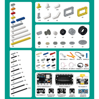 Kit de Bloques de Construcción Programables Inteligentes Tscinbuny AI Explorer con Placa Base ESP32, Más de 400 Piezas y 30 Cursos de Boutique STEM