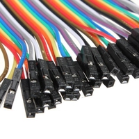 OKY0060 Câbles de liaison femelle-femelle de 20 cm, 40 broches, pour platine d'expérimentation Arduino Raspberry Pi