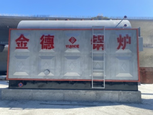 Caldera de Vapor de Biomasa Kingder Serie DZL de 6 Toneladas con Rejilla de Cadena, Reducción de Estrés y Prevención de Grietas - Product Image 1