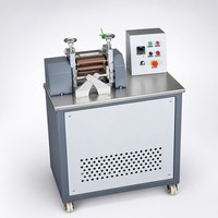 Machine de granulation de plastique à deux rouleaux en acier inoxydable pour aliments et produits médicaux, mélangeur-granulateur de composés PE PP, CE ISO