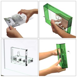 Décoration de table moderne, cadre <span class=keywords><strong>photo</strong></span> magnétique flottant en acrylique néon pour <span class=keywords><strong>photo</strong></span> 4x6 - Product Image 4