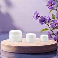 Emballage de crème pour le visage Offre Spéciale pot de crème cosmétique en verre céramique blanc 15g 20g 30g 50g 100g