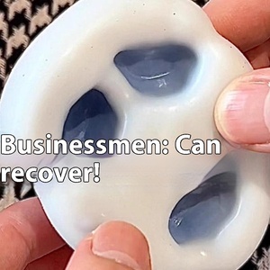 "Ручная работа, пластиковая клейкая рисовая кельмени, игрушка для выдавливания, милая самодельные формируемые шариковые иглы, сенсорная игрушка с медленным отскоком" - Product Image 4