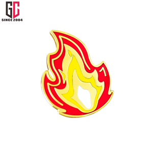 15 ans usine personnalisé métal émail épinglette dessin animé c'est <span class=keywords><strong>feu</strong></span> dur broche Badge vêtements chapeau artisanat cadeau - Product Image 3