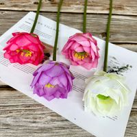 Bunga Sutra Daisy yang Hidup Berwarna-warni, Buatan Tangan, Realistis, Buket Bunga Modern, Dekorasi Artistik untuk Natal, Kolam, Lanskap Halaman, dan Kolam Renang