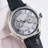 Collection de montres de luxe unisexe, automatiques, mécaniques, avec réserve de marche, boîtier en acier inoxydable, résistance à l'eau 50 bars, calendrier complet