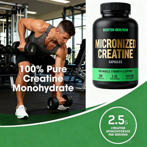 Suplemen Kapsul <span class=keywords><strong>Creatine</strong></span> Monohydrate Mikronisasi Label Pribadi OEM, Ramah Keto - Product Image 4