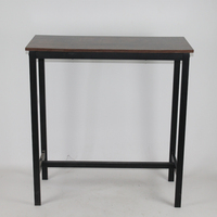 KD — Table latérale moderne en bois et métal, forme carrée, Table de bureau de luxe, pour chambre à coucher, salon, nouveau Design