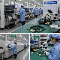 Assemblage de circuits imprimés (PCB) personnalisés pour la maison intelligente, fabriqués à l'usine de Shenzhen, finition de surface ENIG, blindage RF/EMI, fichiers Gerber, liste BOM