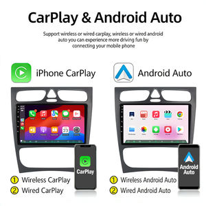 <span class=keywords><strong>Autoradio</strong></span> Henmall 9 pouces <span class=keywords><strong>2</strong></span> <span class=keywords><strong>Din</strong></span>, prise en charge 4G, fonction 360, WiFi intégré, système de navigation GPS, lecteur DVD de voiture pour Benz CLK W209 <span class=keywords><strong>W203</strong></span> - Product Image 3