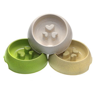 Sampel gratis produk hewan peliharaan anti-selip plastik pengumpan lambat kesehatan hewan peliharaan Dispenser makanan makan lambat mangkuk anjing - Product Image 4