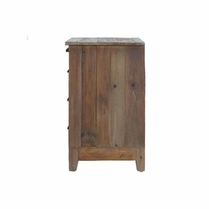 ตู้เก็บของไม้รีไซเคิลสไตล์เรียบง่าย ตกแต่งบ้านด้วยตู้ไม้เก่าแบบชนบท พร้อมลิ้นชักมากมาย - Product Image 4