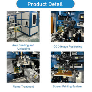 Otomatik çok renkli özel şekil şişe ekran yazıcısı logo BASKI MAKİNESİ cam plastik parfümler şişe konteyner için - Product Image 2