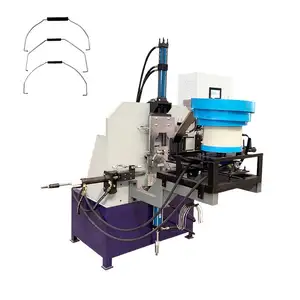 Mesin Pembuat Bucket Handle CNC Baja Tahan Karat Otomatis dengan Pegangan Plastik