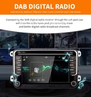 Écran radio GPS 7 pouces en stock, prêt à être expédié, CarPlay Android Auto, lecteur Android pour voiture VW Golf Jetta Polo Passat B6 CC