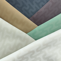 Tissu tricoté en pongé mat 100 % polyester ultra-fin enduit PU 75D Ripstop, imperméable et respirant, pour vestes d'hiver d'extérieur