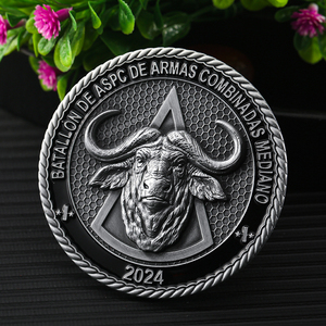 Tùy Chỉnh Đồng Xu Kim Loại Kẽm Hợp Kim Đôi Bên Cổ Bạc Tiền Xu Dập Nổi Ấn Tượng 3D Dê Mô Hình Kỷ Niệm Đồng Xu - Product Image 1