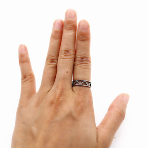 yunnique Open Top <b>Ring</b> Geometric Design <b>Titanium</b> Steel 316 Stainless Steel Fashion Jewelry Gift - Product Image 4