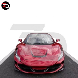 Diffuseur de lèvre arrière en Fiber de carbone, jupes latérales, becquet pour Ferrari <span class=keywords><strong>F8</strong></span> <span class=keywords><strong>Spider</strong></span>, nouveau Style, <span class=keywords><strong>prix</strong></span> d'usine - Product Image 5