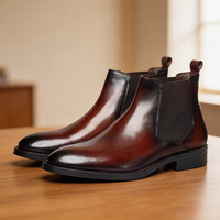 Haute qualité personnalisée chaussures de mode pour hommes en cuir Martin bottes automne et hiver nouvelles bottes en cuir pour
