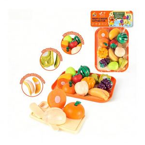 ชุดของเล่นครัวจำลอง ตัดผักผลไม้ สำหรับเด็กอายุ 12 ปีขึ้นไป ของเล่นพลาสติกเสริมพัฒนาการ ฝึกทักษะจินตนาการ แนวไซไฟ - Product Image 5
