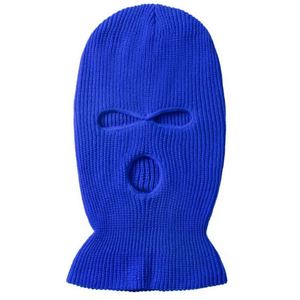 Balaclava en acrylique tricoté sur mesure, masque facial complet, bonnet multicolores, masque de ski avec logo personnalisé pour les événements promotionnels - Product Image 1