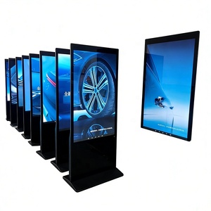 Pantalla Digital de Señalización de 65 Pulgadas con Soporte de Pie, Android 11, Directo de Fábrica, para Centros Comerciales y Comercios Minoristas - Product Image 1
