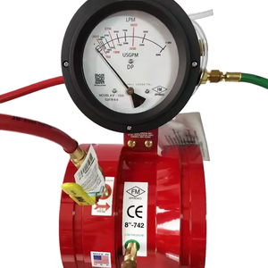 Medidor de flujo de hierro dúctil certificado por UL Accesorio FM ranurado de hierro fundido para sistema de protección contra incendios - Product Image 1